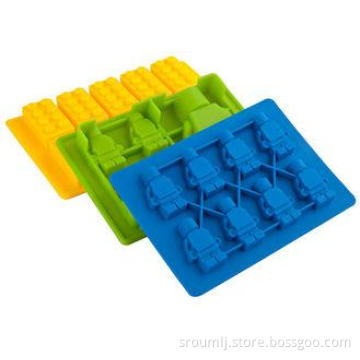 Mini Colorful Ice Cube Trays Silicone for Making Chocolates